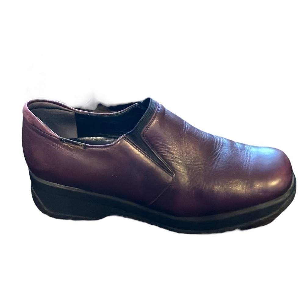Mephisto Air-Jet Leather Slip on Loafer Low Heel Burgundy Sz 7.5 - Picture 5 of 10